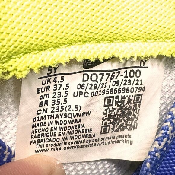 Womens 6.5 / 5Y Nike Air Force 1 Low LV8 Shoes White Magma Orange Multicolor - Picture 8 of 8